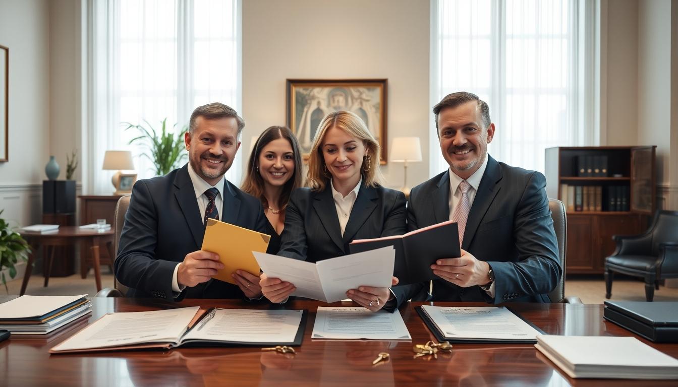 Property settlement documents and transfer review